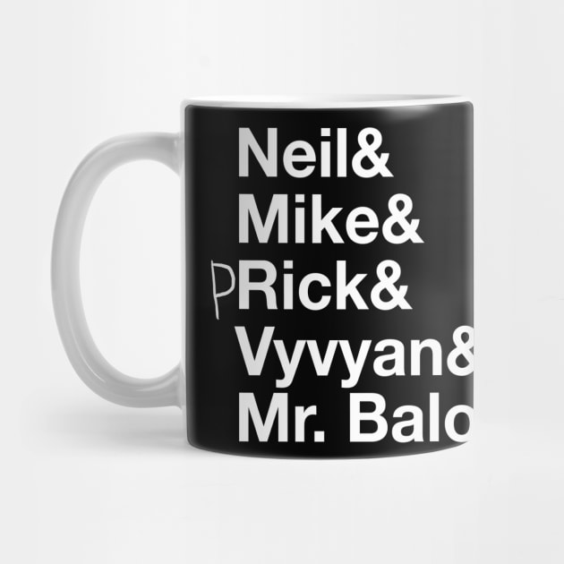 Neil & Mike & Rick & Vyvyan & Mr. Balowski by AlexRobinsonStuff